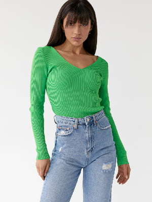 Пуловер зелений | 6307399