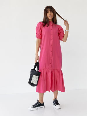 Сукня-сорочка кольору фуксії | 6307528