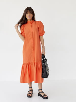Сукня-сорочка помаранчева | 6307529