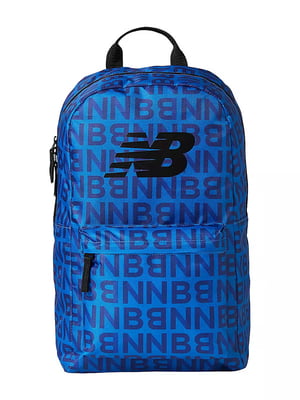 Рюкзак синий с принтом | 6324331