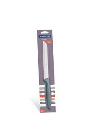 Нож TRAMONTINA PLENUS grey нож д/хлеба 203мм | 6308584