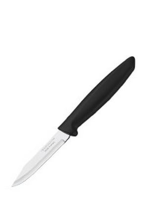 Нож TRAMONTINA PLENUS black нож д/овощей 76мм -12 шт коробка | 6308624