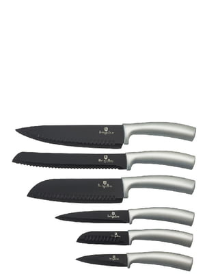 Набір ножів 6 предметів Black Royal Collection Haus | 6308917