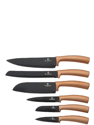 Набір ножів 6 предметів Bronze Titan Collection Haus | 6308918