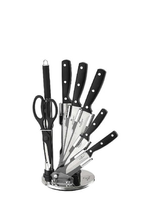 Набір ножів 8 предметів із нержавіючої сталі в акриловій підставці | 6308939