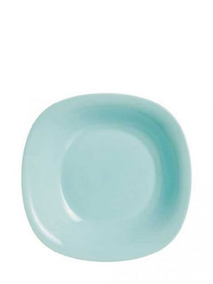 Тарілка супова Carine Light Turquoise квадратна 21 см | 6309285