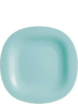 Тарілка обідня Carine Light Turquoise квадратна 27 см | 6309289