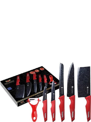 Набор ножей с мраморным покрытием 6 предметов | 6309666