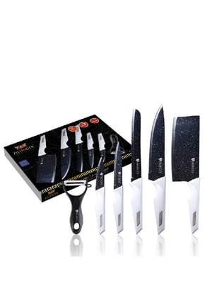 Набор ножей с мраморным покрытием 6 предметов | 6309667