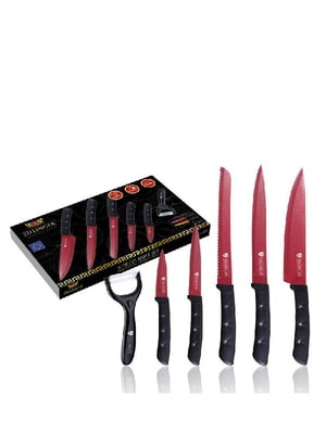 Набір ножів з нержавіючої сталі 6 предметів | 6309671
