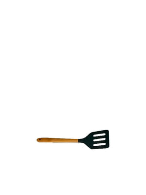 Лопата силіконова з дерев'яною ручкою L 310 мм | 6309711