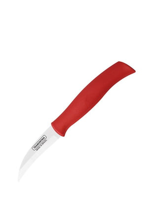 Нож TRAMONTINA SOFT PLUS red шкуросъемный 76мм | 6310132