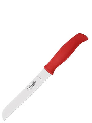 Нож TRAMONTINA SOFT PLUS red нож д/хлеба 178мм | 6310134