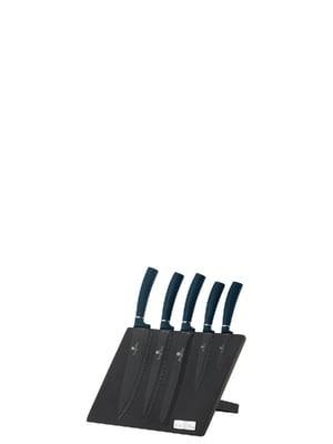 Набор ножей на магнитной подставке Haus Metallic Line AQUAMARINE Edition | 6310405