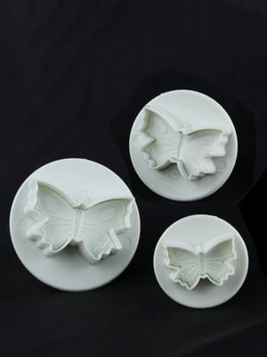 Плунжер пластиковий для мастики Метелики міні (набір 3 шт) | 6310431