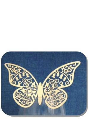 Декор для келихів Метелик (20 шт) 110х73 мм | 6310526