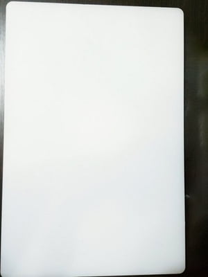 Доска разделочная пластиковая белого цвета 400*300*25 мм | 6310540