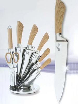 Набор ножей на подставке 8 предметов | 6310978