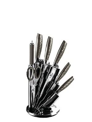 Набір ножів на підставці 8 предметів Haus Metallic Line Carbon Edition | 6311062