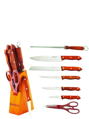 Набір ножів на підставці 8 предметів | 6311214