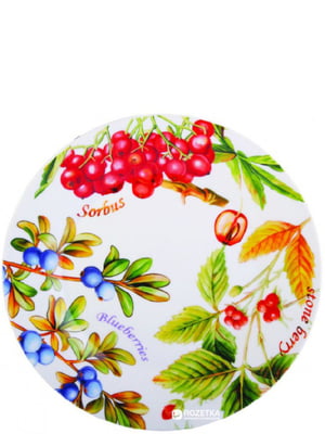 Тарілка десертна Лісові ягоди кругла 19 см | 6312687