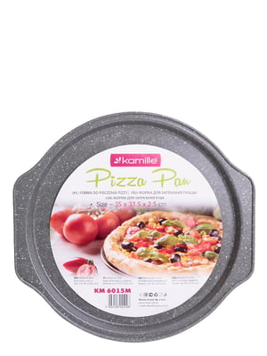 Форма для запекания пиццы 35х33.5х2.5 см из углеродистой стали | 6312922