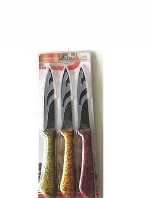 Набір ножів із антибактеріальним покриттям 3 шт 12,7 см | 6313305