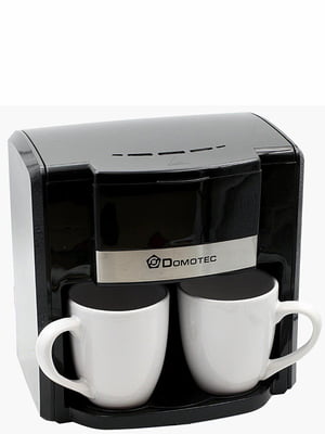 Кофеварка с двумя чашами черная | 6313549