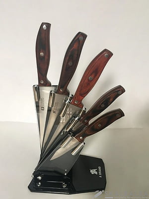 Набір ножів на підставці 6 предметів | 6314136