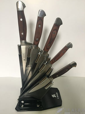 Набір ножів на підставці 6 предметів | 6314137