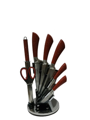 Набор ножей на подставке 8 предметов | 6314897