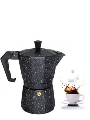 Гейзерна кавоварка з мармуровим покриттям Edenberg EB-3786 - на 9 чашок, 450мл | 6315774