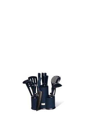 Набор ножей и кухонных принадлежностей 12 предметов Haus Metallic Line Aquamarine Edition | 6316232