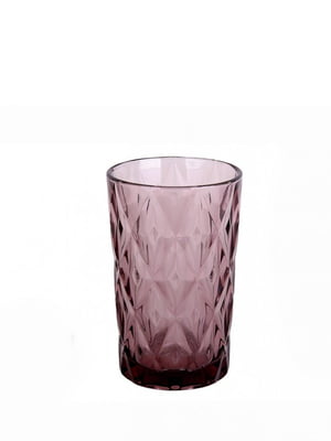 Набір склянок із кольорового скла Рубін 6х350 мл | 6316461