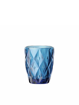 Набір склянок із кольорового скла Синій 6х240 мл | 6316464