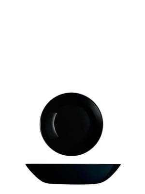 Тарелка глубокая Diwali Black 200 мм | 6316588