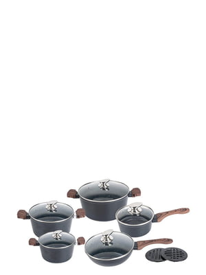 Набор посуды 12 предметов с трехслойным мраморным покрытием | 6316950