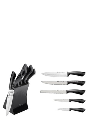 Набор ножей с подставкой 6 предметов | 6316975