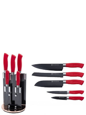Набір ножів з підставкою 6 предметів | 6316977