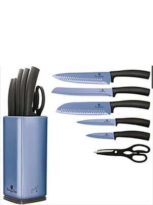 Набір ножів з підставкою 7 предметів | 6316983