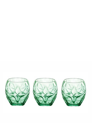 Набір склянок Oriente Green 402 мл х 3 шт | 6317445