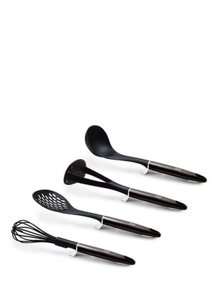Набор кухонных принадлежностей 4 предмета Haus Metallic Line Carbon Pro Edition | 6317657