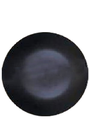 Тарелка черная 27 см | 6321427