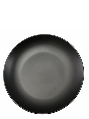 Тарелка десертная черная 20 см | 6321752