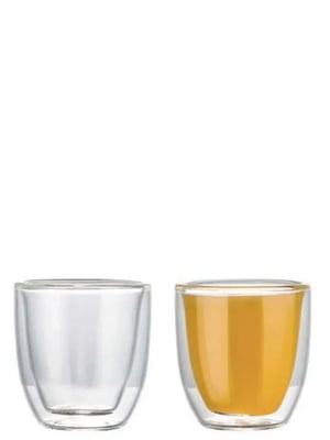 Набір скляних склянок із подвійними стінками 200 мл | 6323008