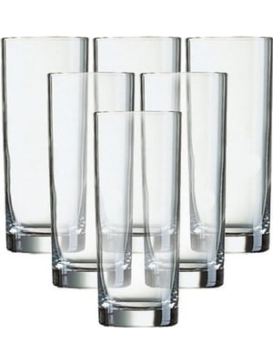 Набір високих склянок Islande 6 шт 290 мл | 6323593