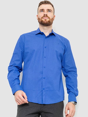 Рубашка синяя классическая | 6325365