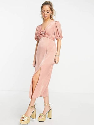 Сукня А-силуету рожева | 6329074