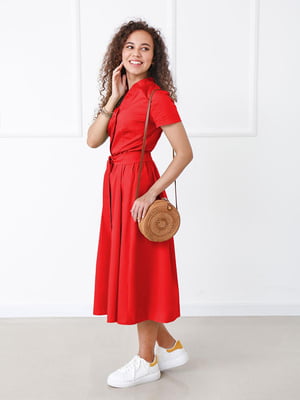 Сукня А-силуету червона | 6329716