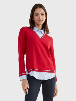 Пуловер красный | 6330405